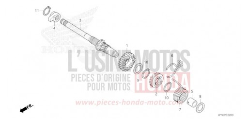 KICK STARTER SPINDLE CRF110FS de 2025